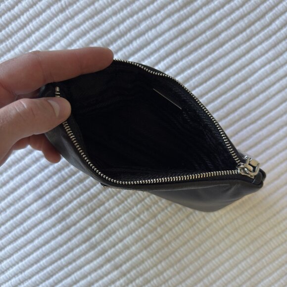 Prada Black Leather Clutch Bag - Picture 6 of 10